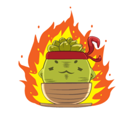 Haworthia Kingdom : Obtusa Monster sticker #11657310