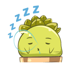 Haworthia Kingdom : Obtusa Monster sticker #11657315