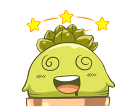 Haworthia Kingdom : Obtusa Monster sticker #11657318
