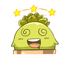Haworthia Kingdom : Obtusa Monster sticker #11657318
