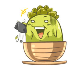 Haworthia Kingdom : Obtusa Monster sticker #11657326