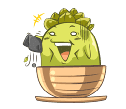 Haworthia Kingdom : Obtusa Monster sticker #11657326