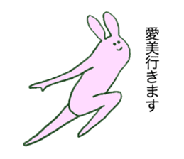 Rabbit's name is Aimi sticker #11658277