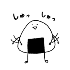 onigiri three brothers sticker #11658348