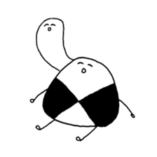 onigiri three brothers sticker #11658358