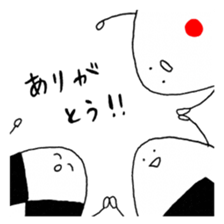 onigiri three brothers sticker #11658365