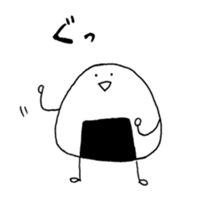 onigiri three brothers sticker #11658367