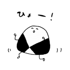 onigiri three brothers sticker #11658373
