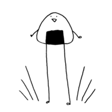 onigiri three brothers sticker #11658375