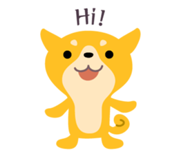 BLACK & BROWN SHIBA INU sticker #11658704