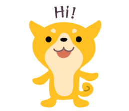 BLACK & BROWN SHIBA INU sticker #11658704