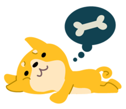 BLACK & BROWN SHIBA INU sticker #11658720