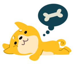 BLACK & BROWN SHIBA INU sticker #11658720