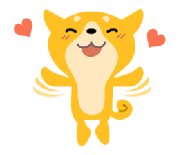 BLACK & BROWN SHIBA INU sticker #11658722