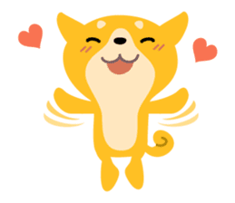 BLACK & BROWN SHIBA INU sticker #11658722