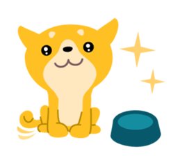 BLACK & BROWN SHIBA INU sticker #11658723