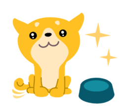 BLACK & BROWN SHIBA INU sticker #11658723