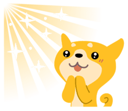 BLACK & BROWN SHIBA INU sticker #11658728