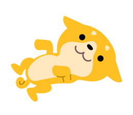 BLACK & BROWN SHIBA INU sticker #11658737