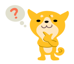 BLACK & BROWN SHIBA INU sticker #11658738