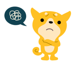 BLACK & BROWN SHIBA INU sticker #11658739