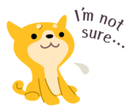 BLACK & BROWN SHIBA INU sticker #11658741