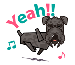 iinu - Kerry Blue Terrier sticker #11658784