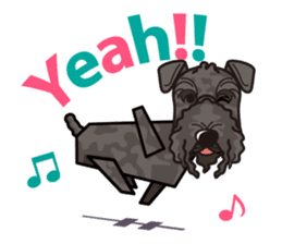 iinu - Kerry Blue Terrier sticker #11658784