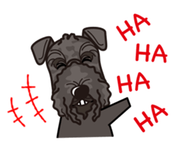 iinu - Kerry Blue Terrier sticker #11658786