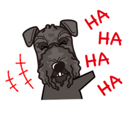 iinu - Kerry Blue Terrier sticker #11658786