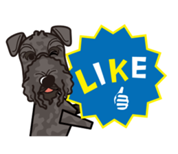 iinu - Kerry Blue Terrier sticker #11658787