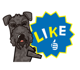iinu - Kerry Blue Terrier sticker #11658787