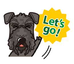 iinu - Kerry Blue Terrier sticker #11658788