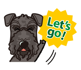 iinu - Kerry Blue Terrier sticker #11658788