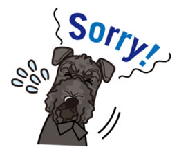iinu - Kerry Blue Terrier sticker #11658791