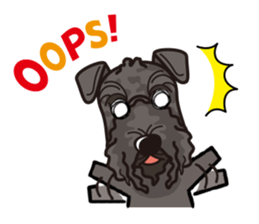 iinu - Kerry Blue Terrier sticker #11658795