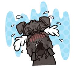 iinu - Kerry Blue Terrier sticker #11658797
