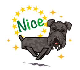 iinu - Kerry Blue Terrier sticker #11658802