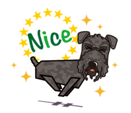 iinu - Kerry Blue Terrier sticker #11658802