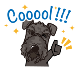 iinu - Kerry Blue Terrier sticker #11658803
