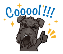iinu - Kerry Blue Terrier sticker #11658803