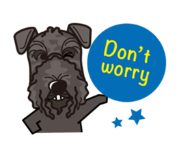 iinu - Kerry Blue Terrier sticker #11658806