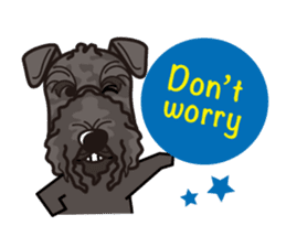 iinu - Kerry Blue Terrier sticker #11658806
