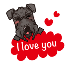 iinu - Kerry Blue Terrier sticker #11658807