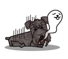 iinu - Kerry Blue Terrier sticker #11658809