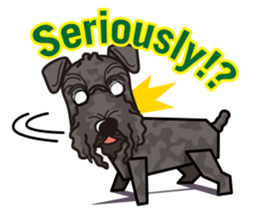iinu - Kerry Blue Terrier sticker #11658810