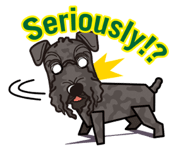 iinu - Kerry Blue Terrier sticker #11658810