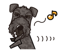 iinu - Kerry Blue Terrier sticker #11658814