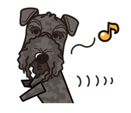 iinu - Kerry Blue Terrier sticker #11658814