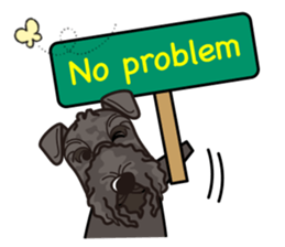 iinu - Kerry Blue Terrier sticker #11658815